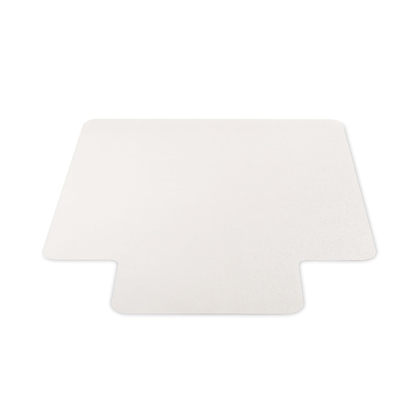 deflecto EconoMat All Day Use Chair Mat for Hard Floors, Lip, 46 x 60, Low Pile, Clear