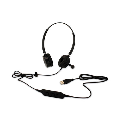 Spracht USB Headset, Binaural, Over The Head