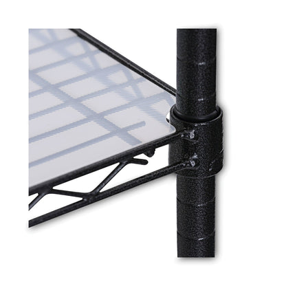 Alera Shelf Liners For Wire Shelving, Clear Plastic, 48w x 24d, 4/Pack