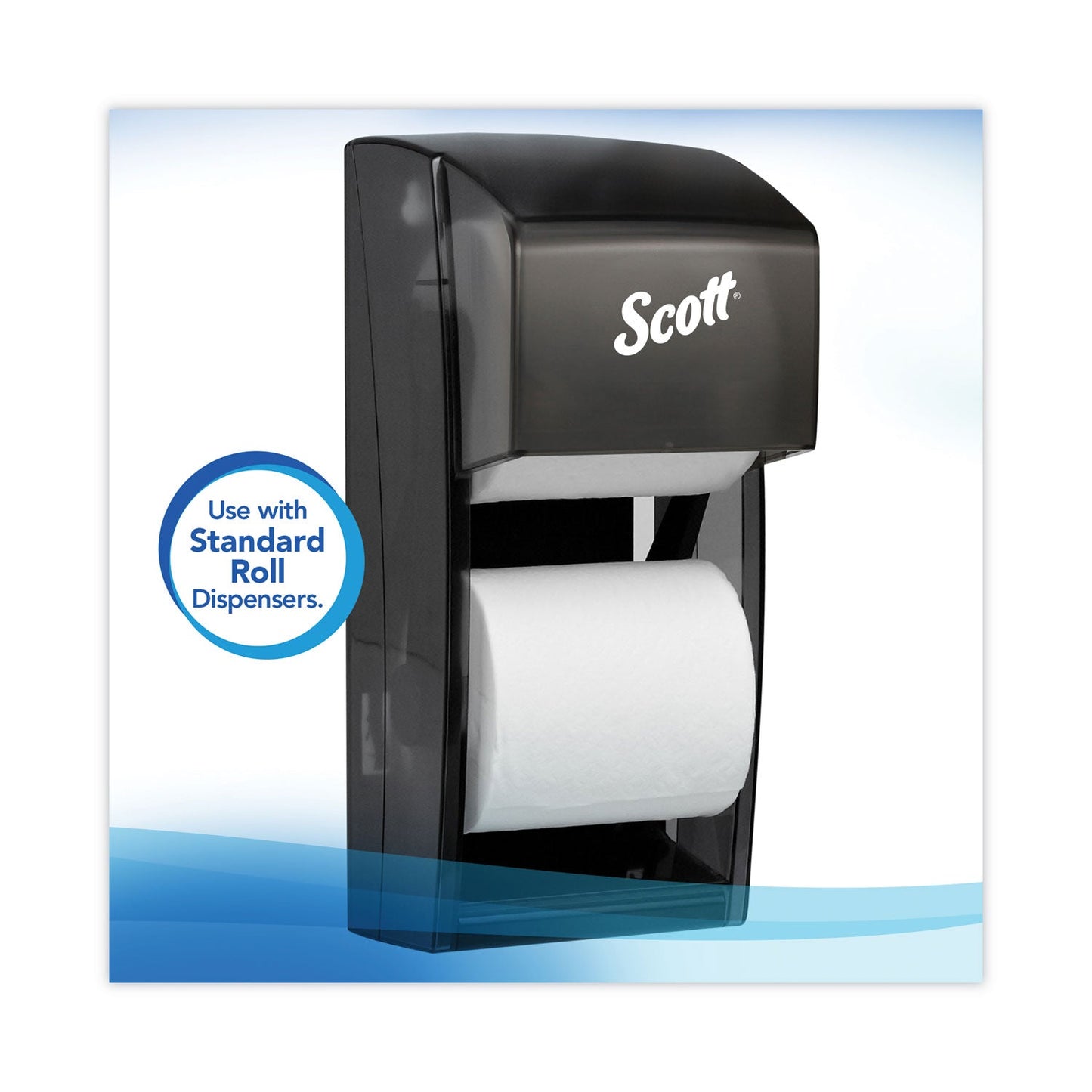Scott Essential Standard Roll Bathroom Tissue for Business, Septic Safe, Convenience Carton, 2-Ply, White, 550/Roll, 20 Rolls/CT