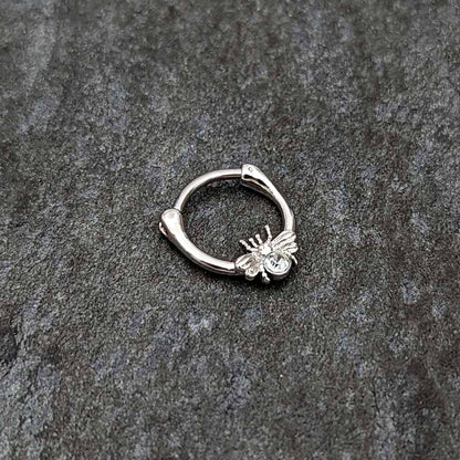 16G 5/16 Clear Gem Ultra Fly Cartilage Clicker