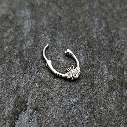 16G 5/16 Clear Gem Ultra Fly Cartilage Clicker