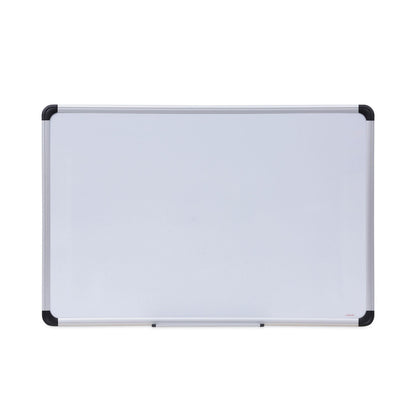Universal Magnetic Steel Dry Erase Board, 36 x 24, White, Aluminum Frame