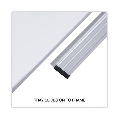 Universal Porcelain Magnetic Dry Erase Board, 24 x 36, White