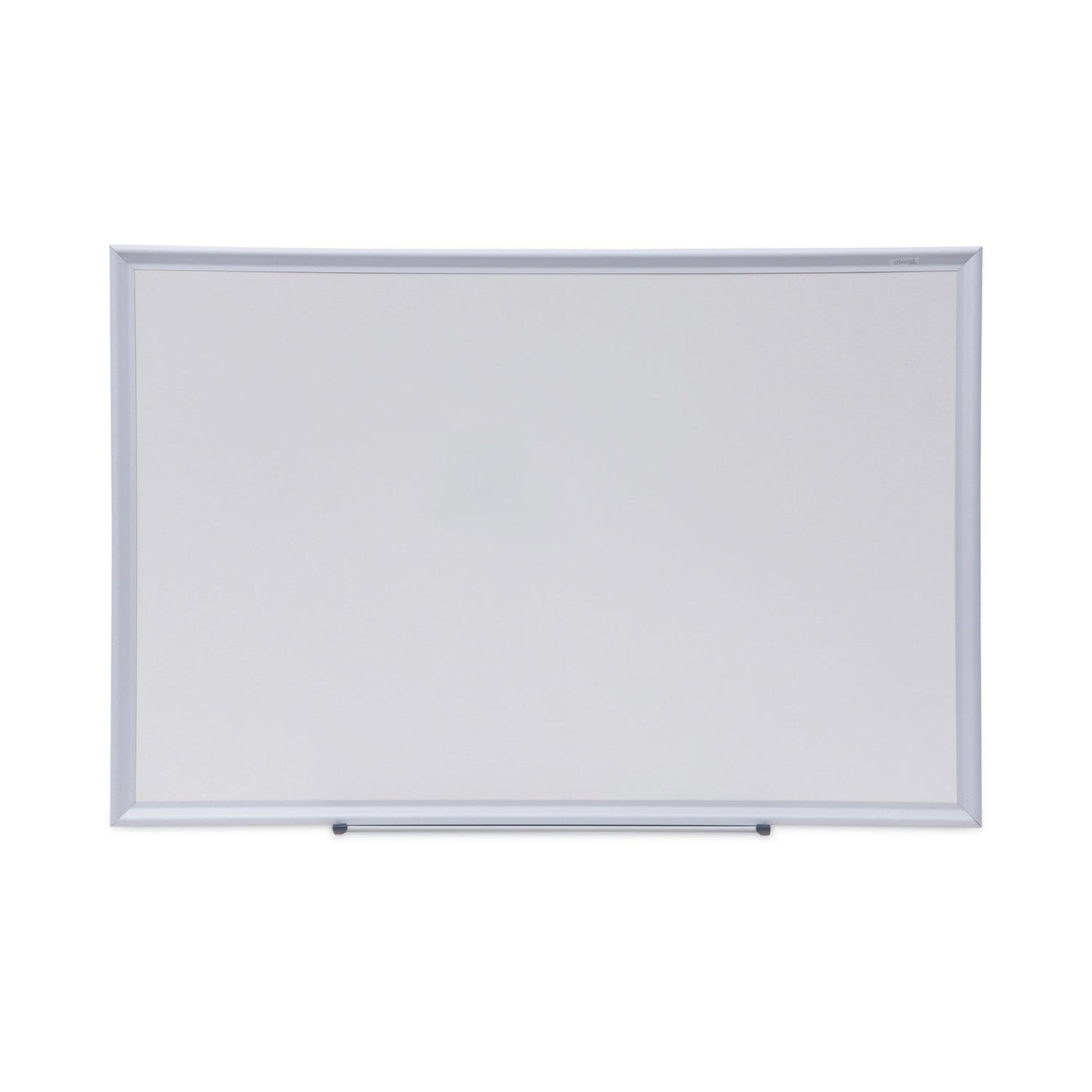 Universal Dry Erase Board, Melamine, 36 x 24, Aluminum Frame