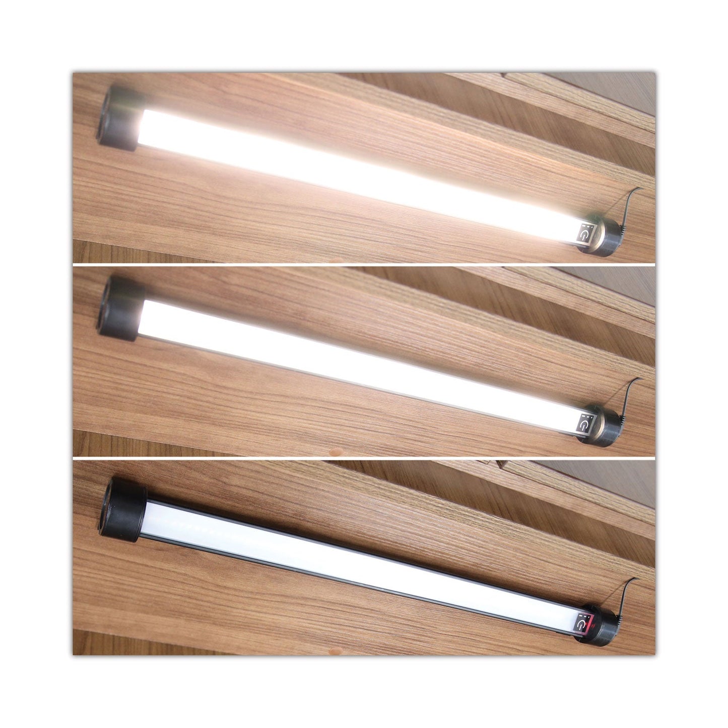 Alera Under Cabinet LED Strip Lamp, 24"w x 2"d x 2.88"h, Black