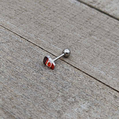 16G 5/16 Sweet Pumpkin Latte Autumn Cartilage Tragus Earring