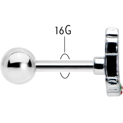 16G 1/4 Sweet Holiday Christmas Candle Cartilage Tragus Earring