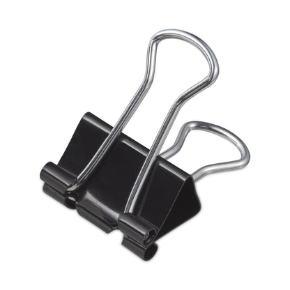 Universal Binder Clip Zip-Seal Bag Value Pack, Small, Black/Silver, 144/Pack