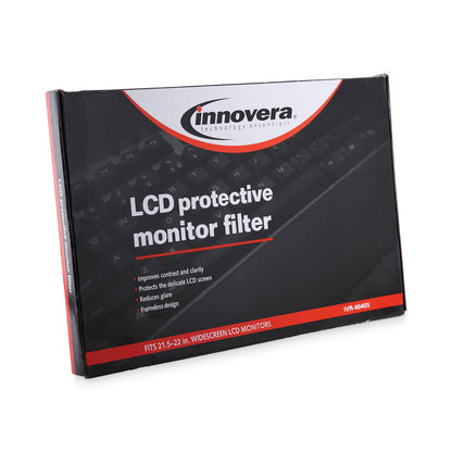 Innovera Protective Antiglare LCD Monitor Filter, 21.5"-22" Widescreen LCD, 16:9/16:10