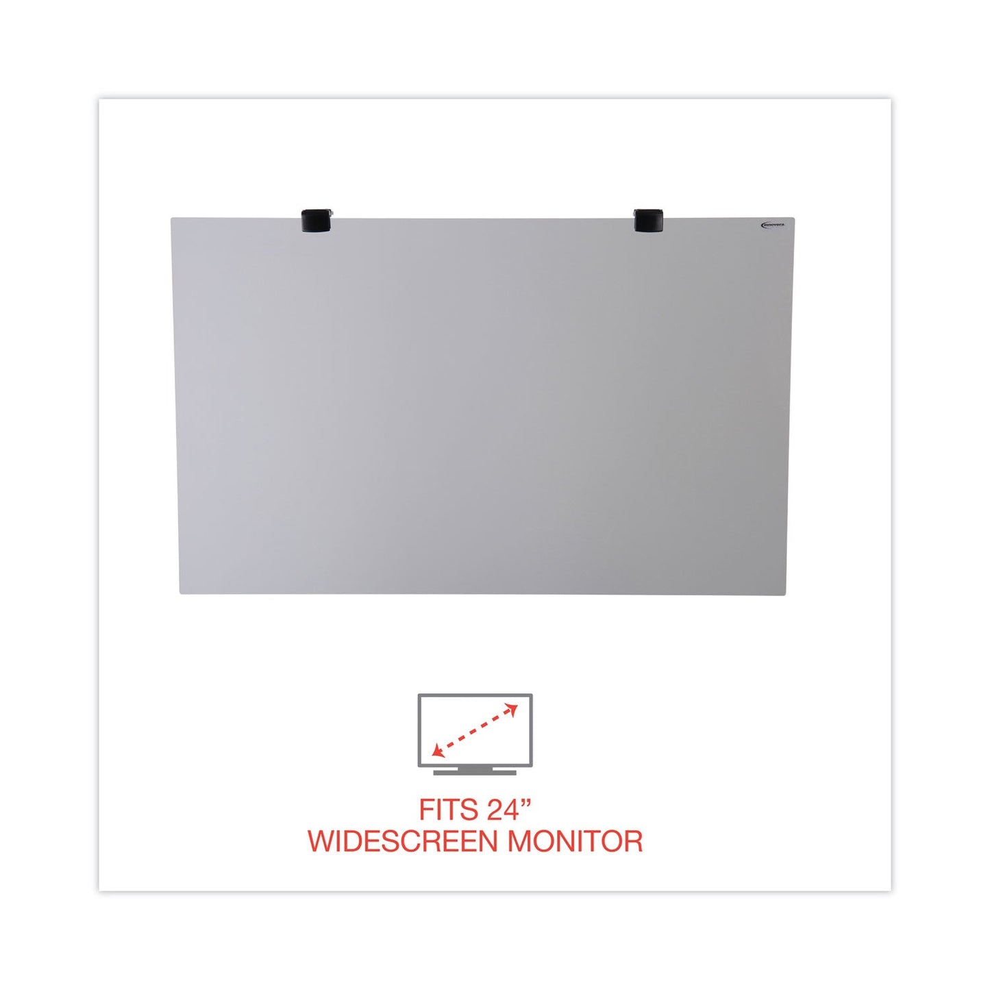 Innovera Protective Antiglare LCD Monitor Filter, Fits 24" Widescreen LCD, 16:9/16:10