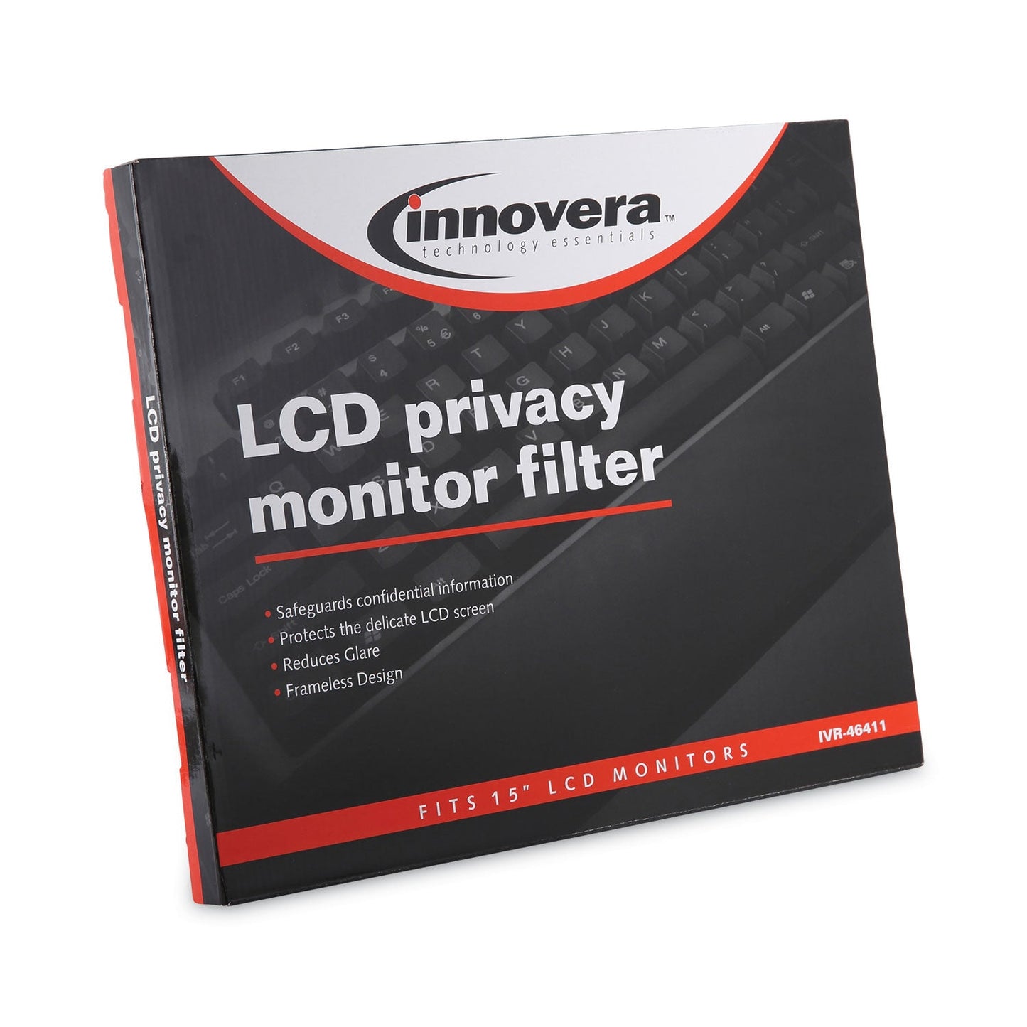 Innovera Premium Antiglare Blur Privacy Monitor Filter for 15" LCD