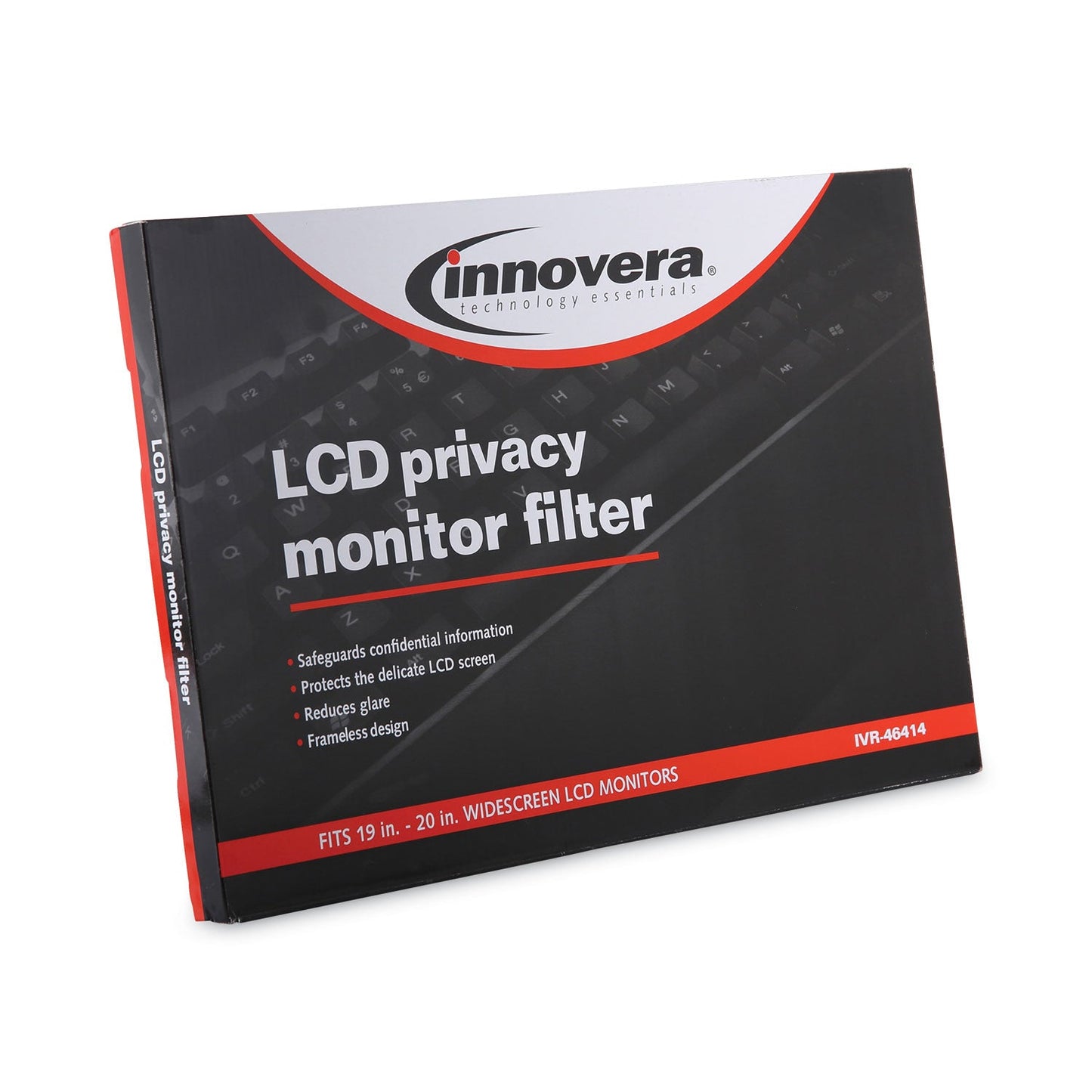 Innovera Premium Antiglare Blur Privacy Monitor Filter for 19"-20" Widescreen LCD, 16:10