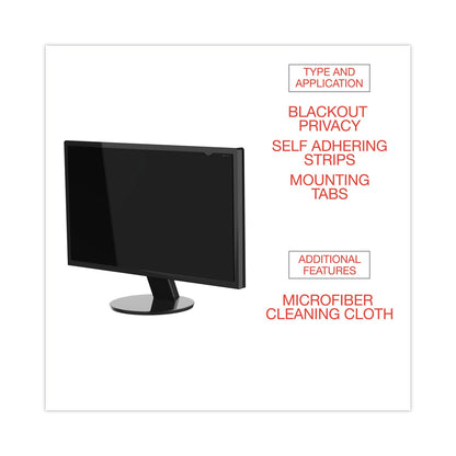 Innovera Blackout Privacy Monitor Filter for 23.6 Widescreen LCD, 16:9