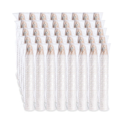 Dart Cafe G Foam Hot/Cold Cups, 16 oz, Brown/Green/White, 1,000/Carton