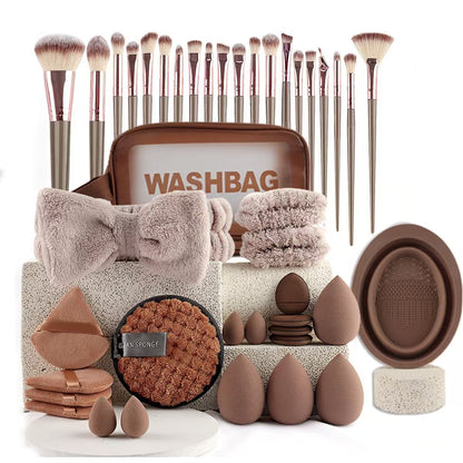 20- 40 Beauty Tools Major Combination Suit Face Wash Makeup Full Set (pick a set)