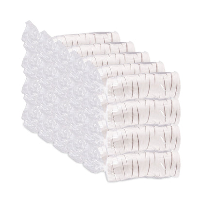 Dart Spiral-Wound Paper Hot Cup Lids, Fits 16 oz Cups, White, 25/Sleeve, 20 Sleeves/Carton