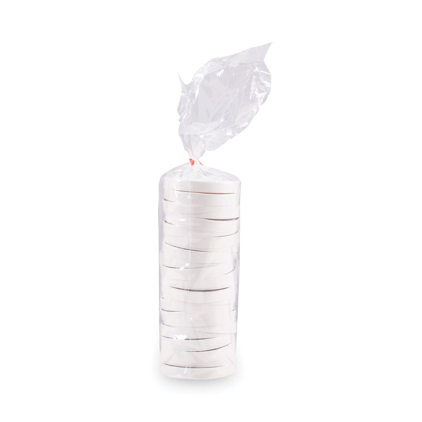 Dart Paper Lids for 32 oz Food Containers, Vented, 4.6" Diameter x 0.7"h, White, 25/Bag, 20 Bags/Carton