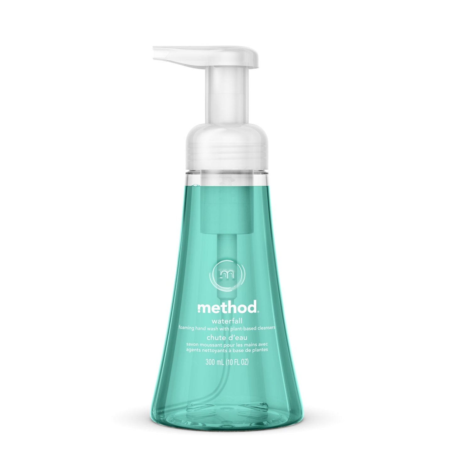 Method Foaming Hand Wash, Waterfall, 10 oz Pump Bottle, 6/Carton