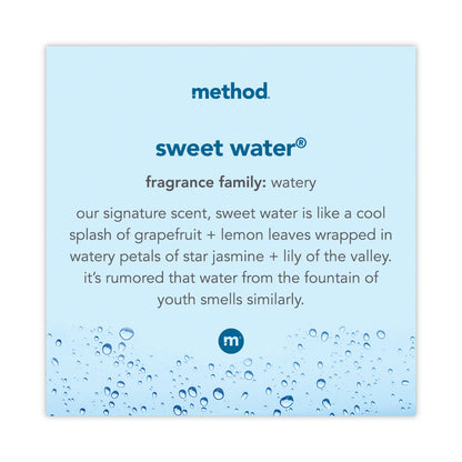 Method Gel Hand Wash, Sweet Water, 12 oz Pump Bottle