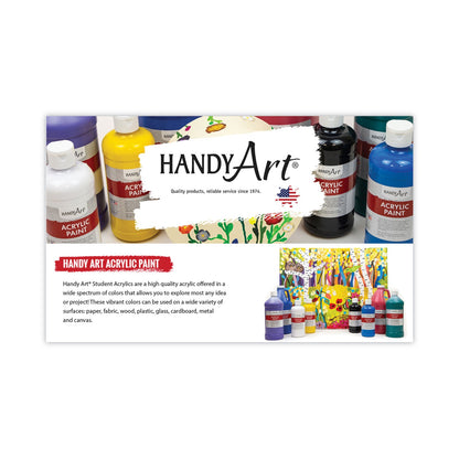 Handy Art Acrylic Paint, Blue, 64 oz Bottle