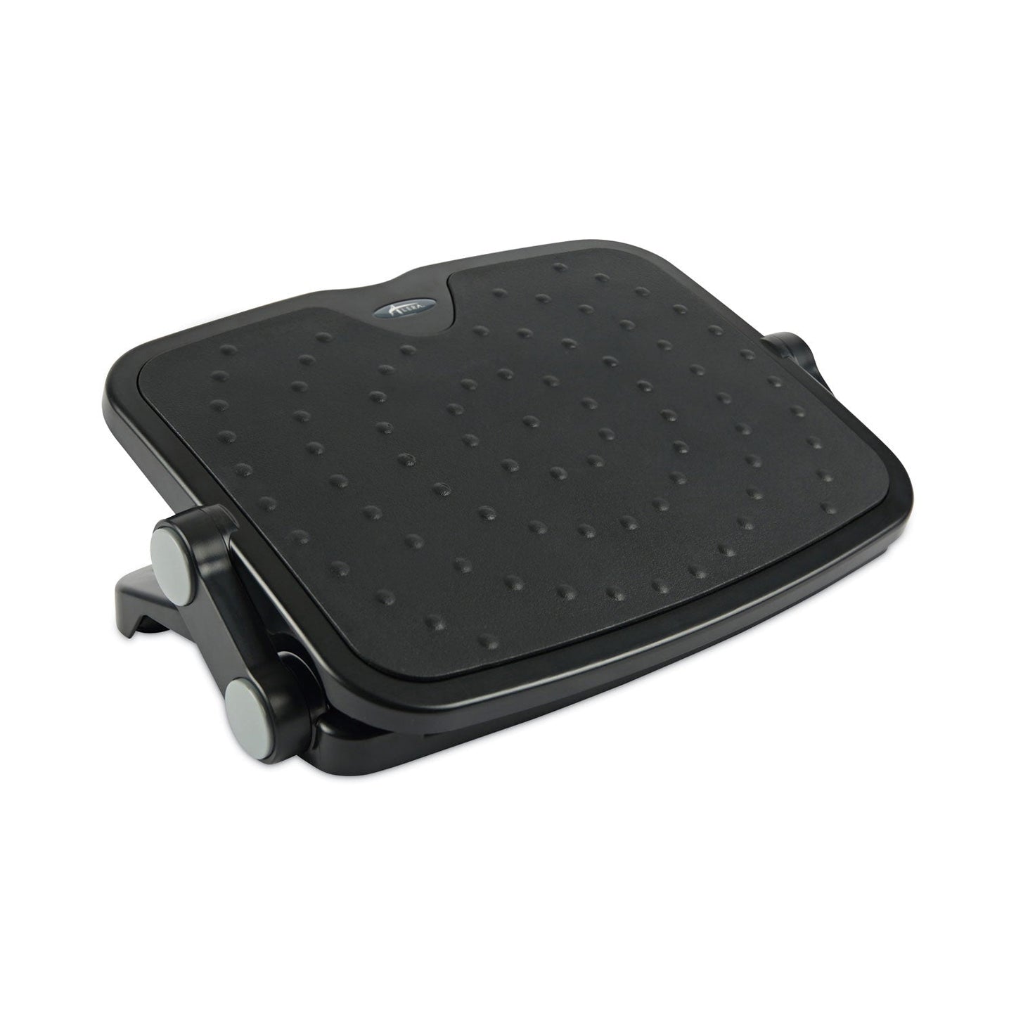 Alera Soft Cushioned Ergonomic Footrest, 14w x 19.63d x 3.75 to 7.5h, Black