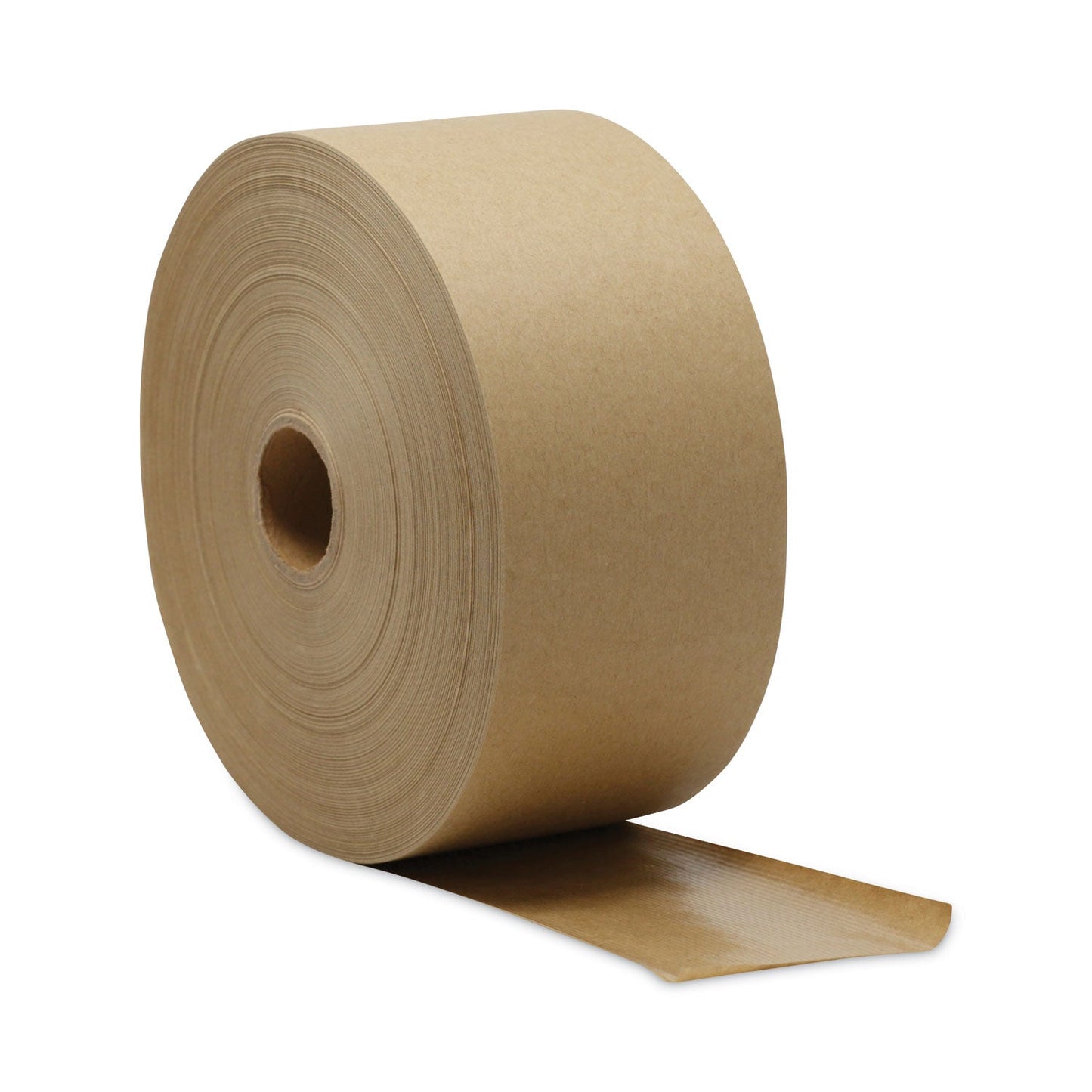 General Supply Gummed Kraft Sealing Tape, 3" Core, 3" x 600 ft, Brown, 10/Carton