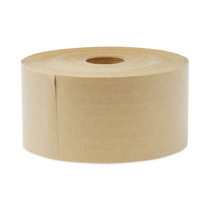 General Supply Glass-Fiber Reinforced Gummed Kraft Sealing Tape, 3" Core, 3" x 375 ft, Brown, 8/Carton