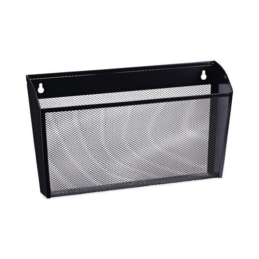 Universal Metal Mesh Wall File, Letter Size, 14.13" x 3.38" x 13", Black