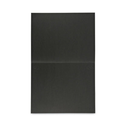 Universal Certificate/Document Cover, 8.5 x 11; 8 x 10; A4, Black, 6/Pack