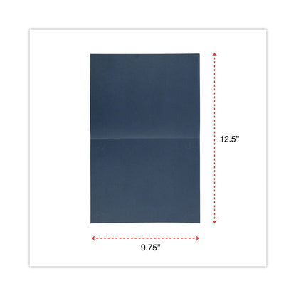 Universal Certificate/Document Cover, 8.5 x 11; 8 x 10; A4, Navy, 6/Pack
