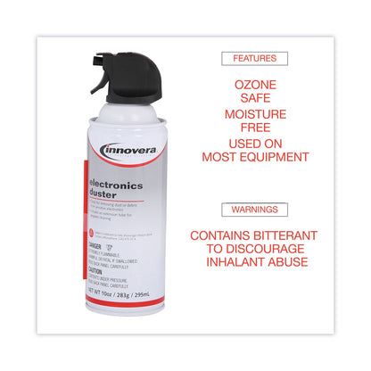 Innovera Compressed Air Duster Cleaner, 10 oz Can
