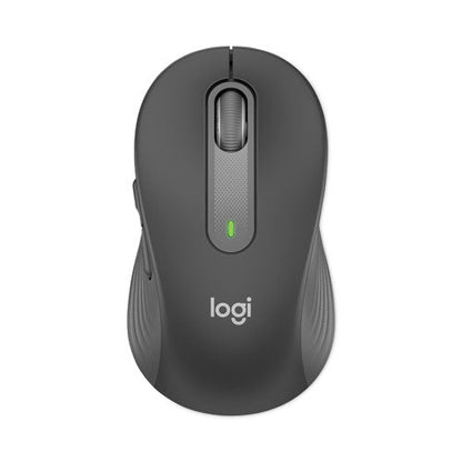 Logitech Signature M650 for Business Wireless Mouse, Medium, 2.4 GHz Frequency, 33 ft Wireless Range, Right Hand Use, Graphite