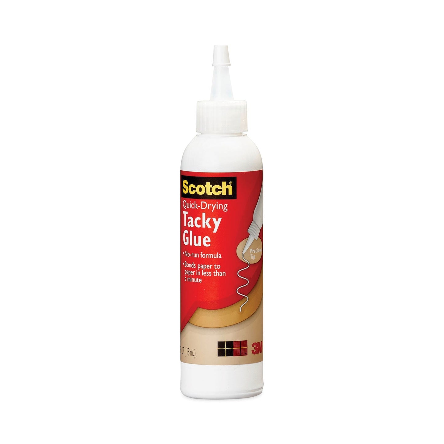 Scotch Quick-Drying Tacky Glue, 4 oz, Dries Clear