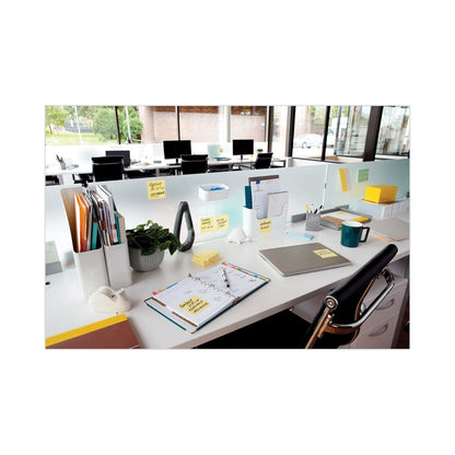 Post-it Pads in Canary Yellow, 3" x 3", 90 Sheets/Pad, 5 Pads/Pack