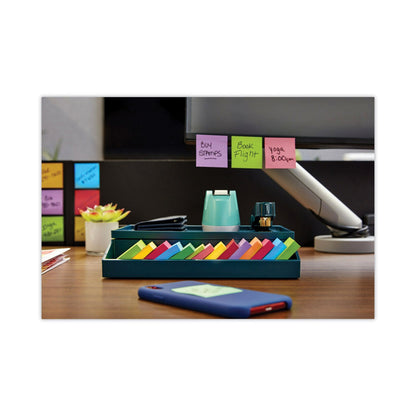 Post-it Mini Cubes, 1.88" x 1.88", Green Wave and Orange Wave Collections, 400 Sheets/Cube, 3 Cubes/Pack