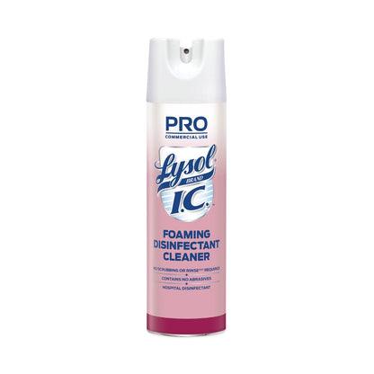 LYSOL Foaming Disinfectant Cleaner, 24 oz Aerosol Spray, 12/Carton