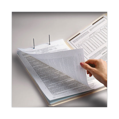 Smead Top Tab Heavyweight Manila Fastener Folders, 2 Fasteners, Letter Size, Manila Exterior, 50/Box