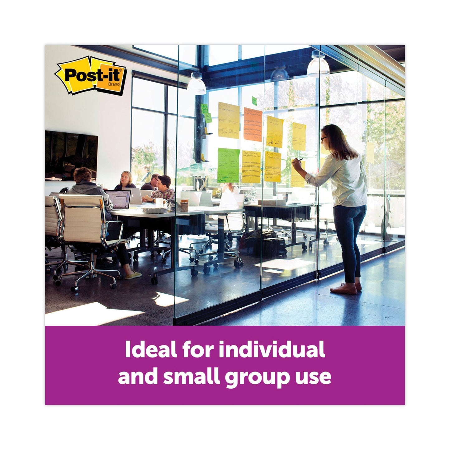 Post-it Big Notes, Unruled, 11 x 11, Orange, 30 Sheets