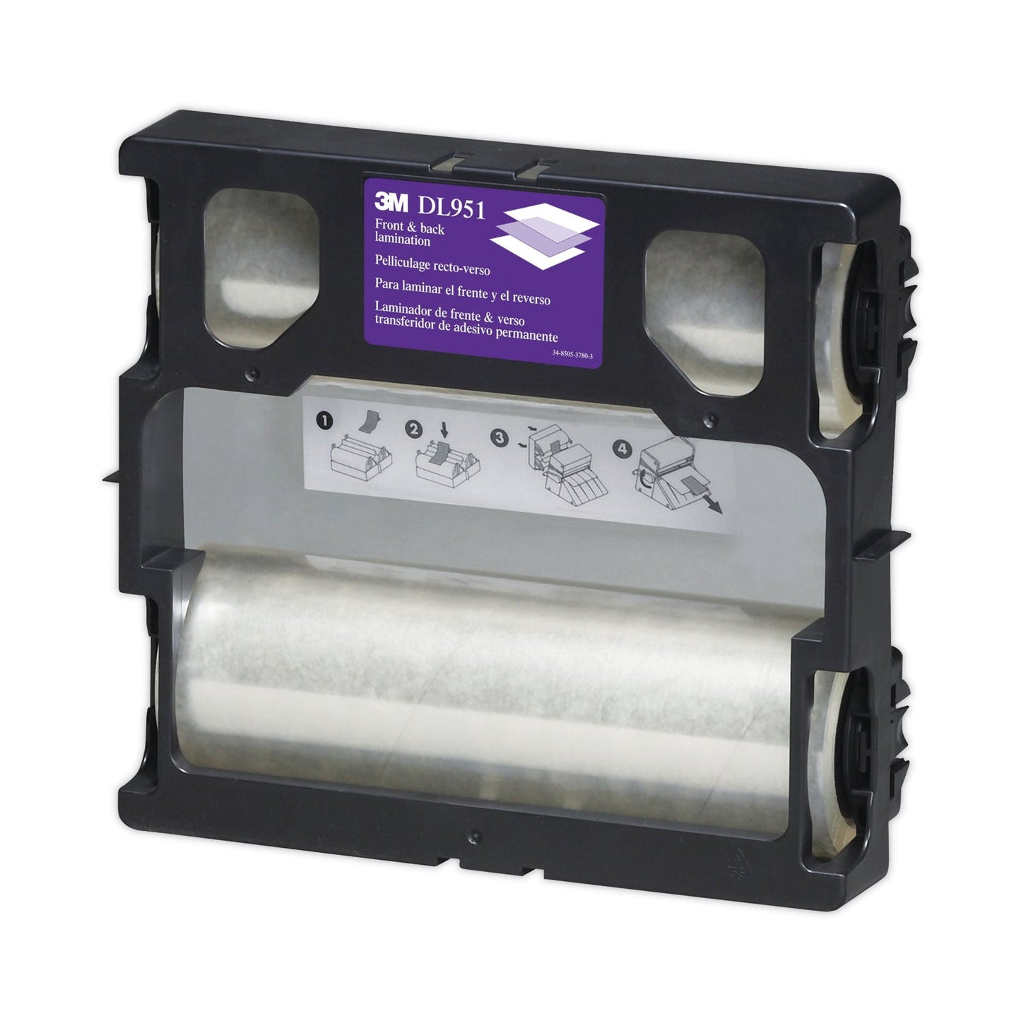 Scotch Refill for LS950 Heat-Free Laminating Machines, 5.6 mil, 8.5" x 100 ft, Gloss Clear