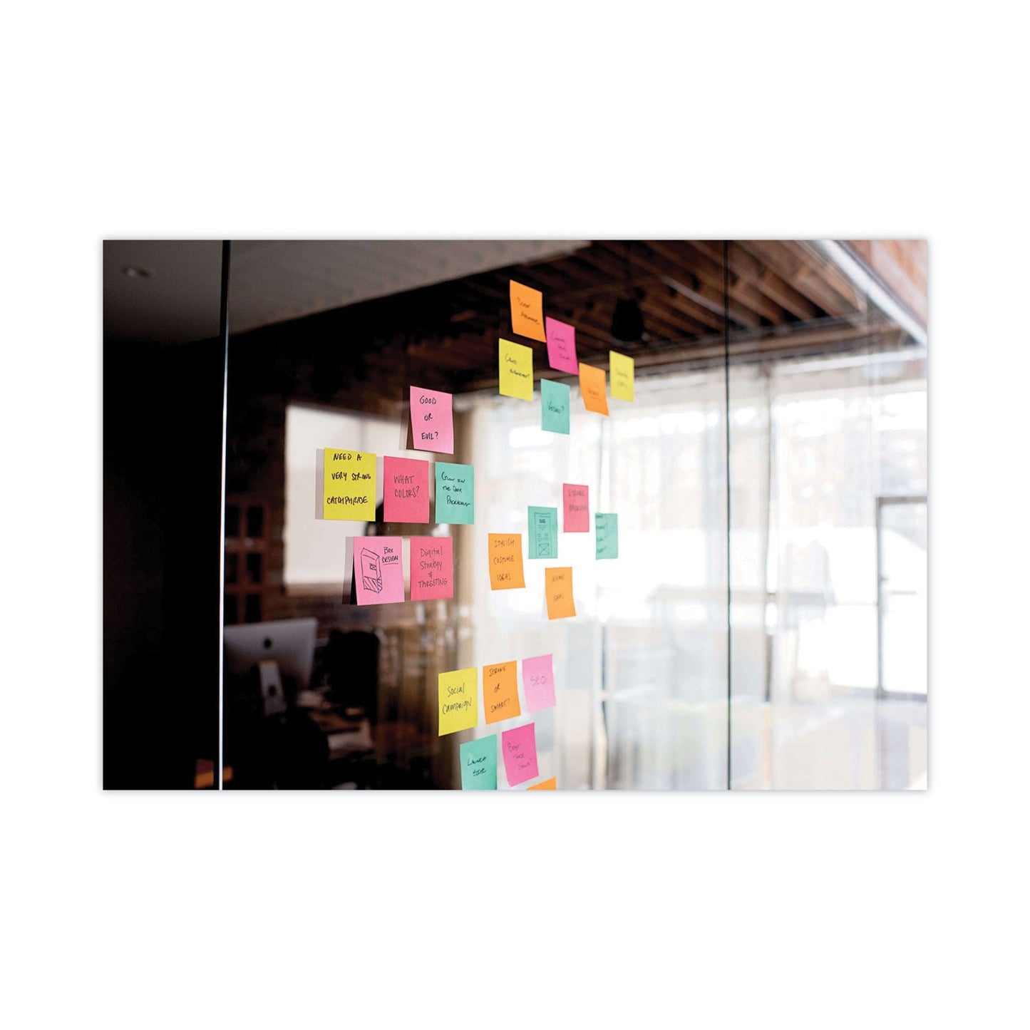 Post-it Pop-up Dispenser Value Pack, For 3 x 3 Pads, Black/Clear, Includes (12) Marrakesh Rio de Janeiro Super Sticky Pop-up Pad