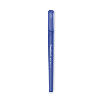 Paper Mate Write Bros. Ballpoint Pen Value Pack, Stick, Medium 1 mm, Blue Ink, Blue Barrel, 120/Pack