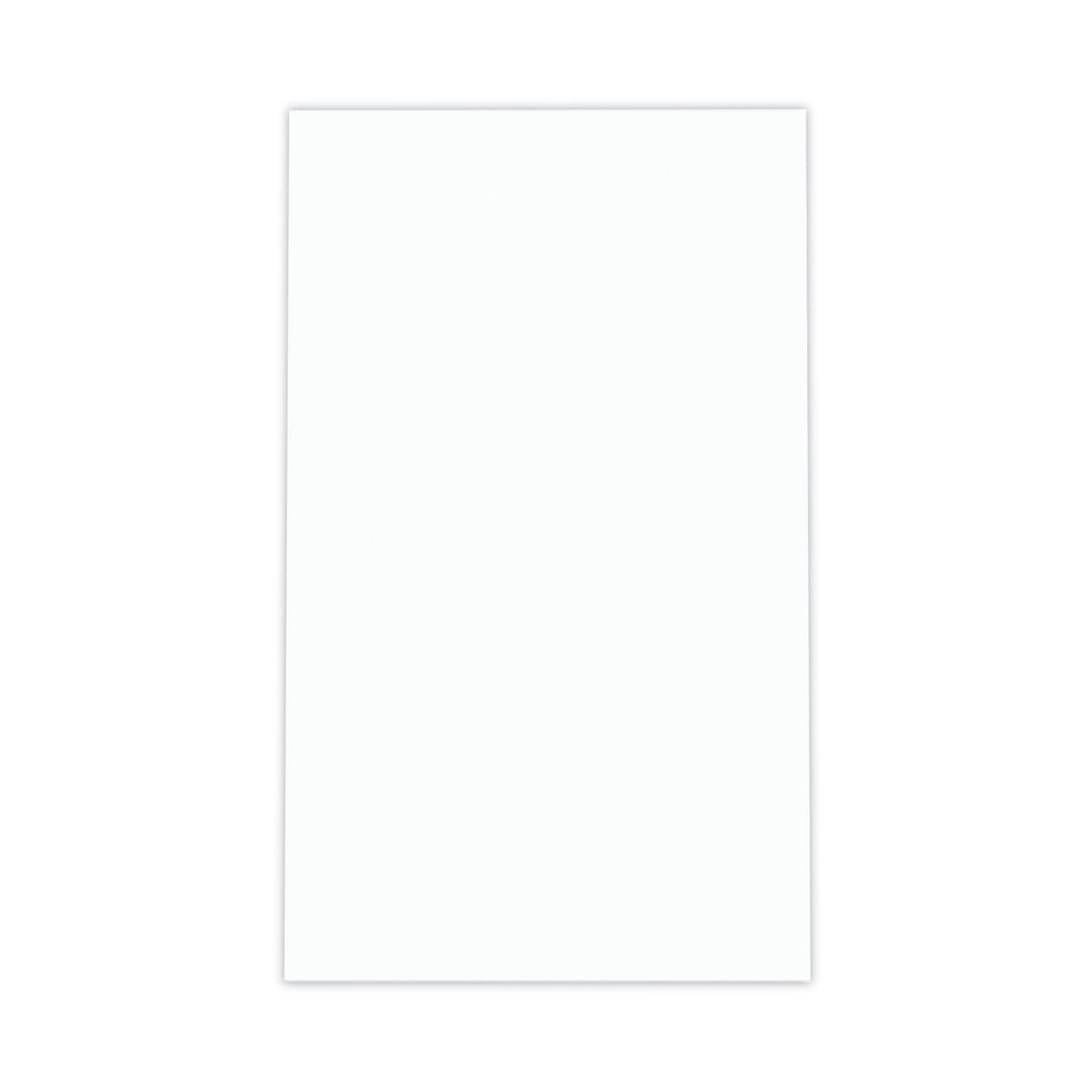Universal Scratch Pads, Unruled, 3 x 5, White, 100 Sheets, 12/Pack