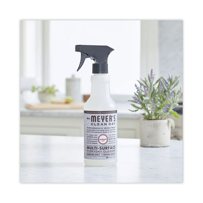 Mrs. Meyer's Multi Purpose Cleaner, Lavender Scent, 16 oz Spray Bottle, 6/Carton