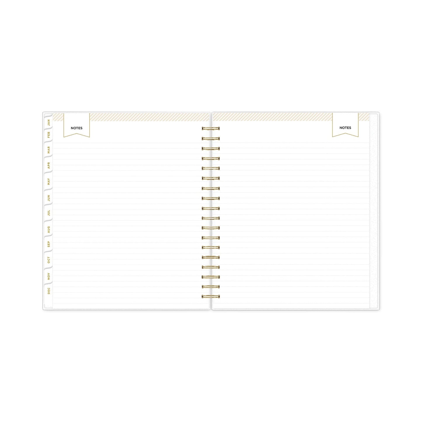 Blue Sky Day Designer Navy Stripe Daily/Monthly Planner, Navy Stripe Artwork, 10 x 8, Navy/White Cover, 12-Month (Jan to Dec): 2023