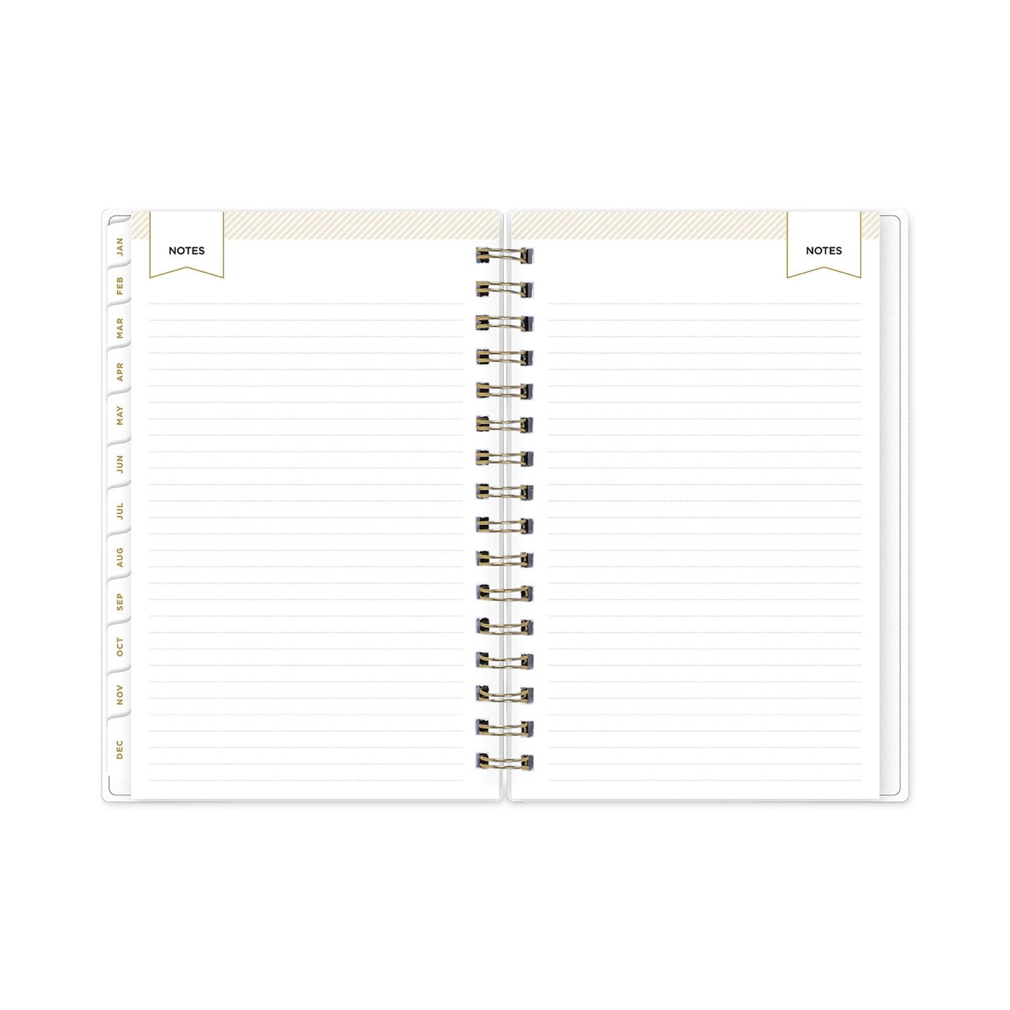 Blue Sky Day Designer Navy Stripe Daily/Monthly Planner, Navy Stripe Artwork, 8 x 5, Navy/White Cover, 12-Month (Jan to Dec): 2023