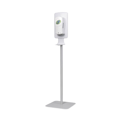 Dial FIT Touch Free Dispenser Floor Stand, 15.7 x 15.7 x 58.3, White
