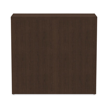 Alera Valencia Series Bookcase, Two-Shelf, 31.75w x 14d x 29.5h, Espresso