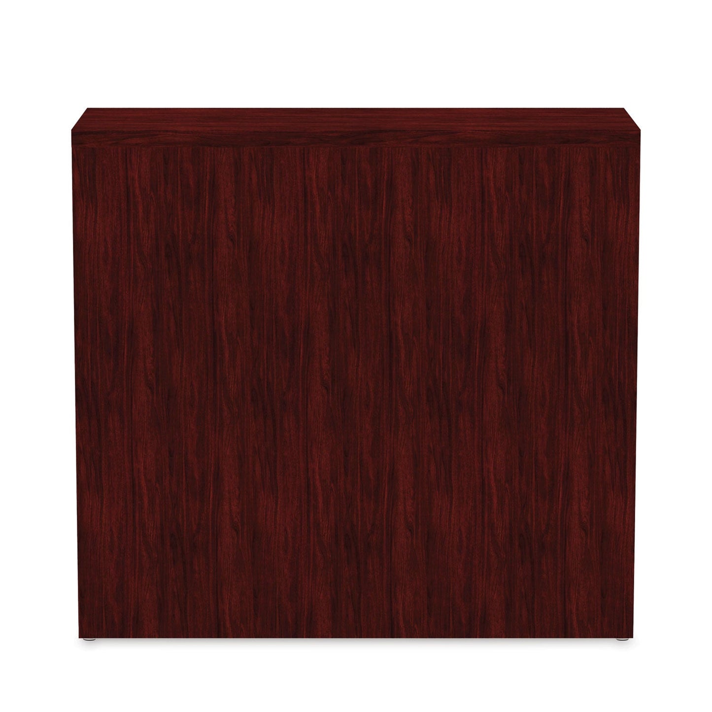 Alera Valencia Series Bookcase, Two-Shelf, 31.75w x 14d x 29.5h, Mahogany