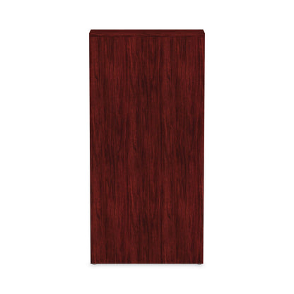 Alera Valencia Series Bookcase, Five-Shelf, 31.75w x 14d x 64.75h, Mahogany